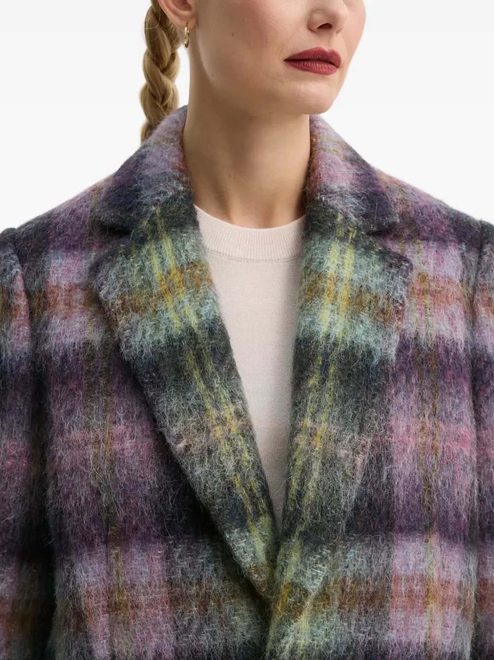 PS Paul Smith Geruite blazer Paars