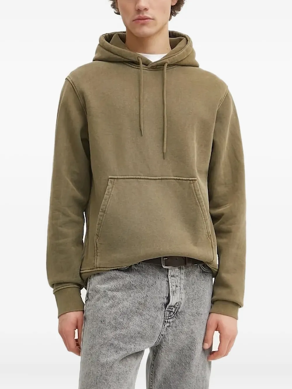 SAMSOE Hoodie van biologisch katoen Groen