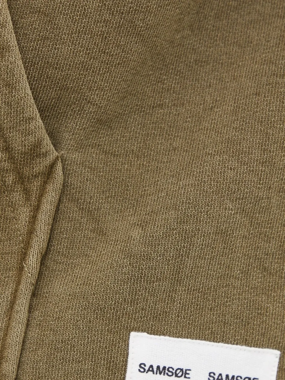 SAMSOE Hoodie van biologisch katoen Groen