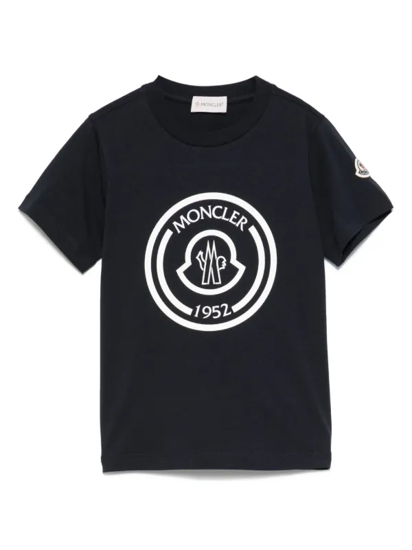 Moncler Enfant Optical-logo Cotton T-shirt | Blue | FARFETCH RO