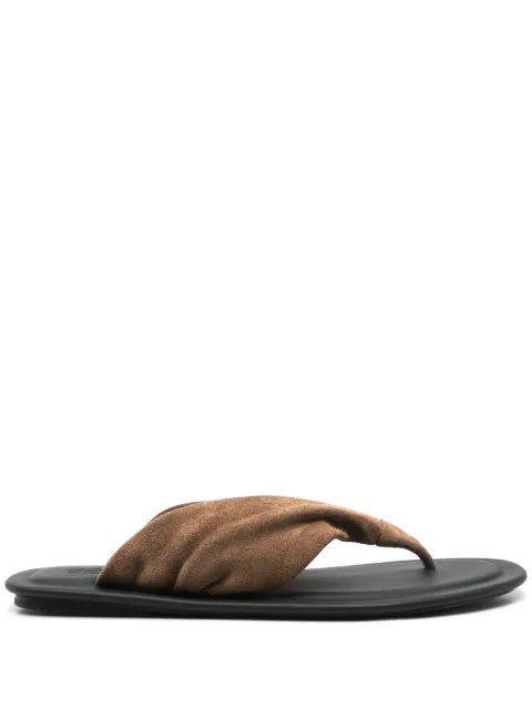 Brunello Cucinelli suede sandals