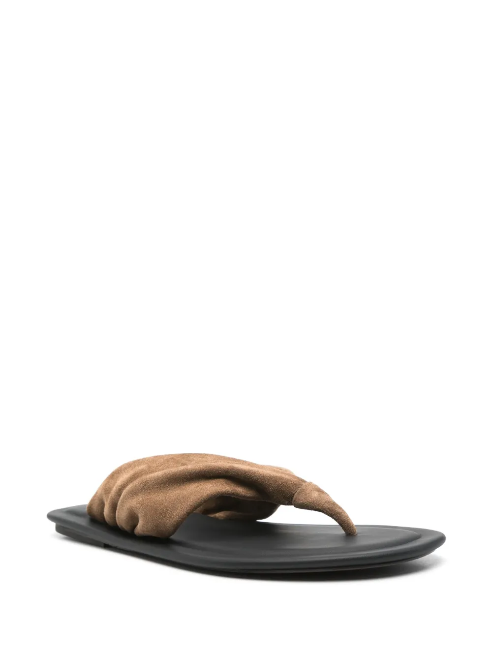 Brunello Cucinelli suede sandals Brown