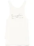Maison Margiela logo-print tank top - Neutrals