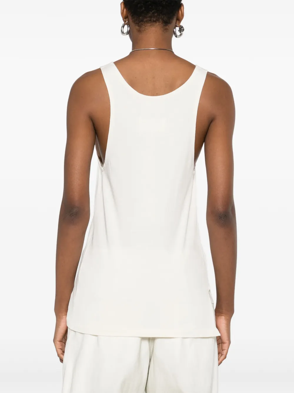 Maison Margiela Tanktop met logoprint Beige