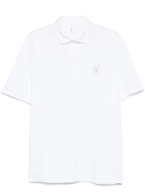 Brunello Cucinelli polo à design stretch