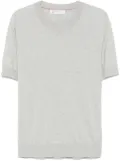 Brunello Cucinelli fine-knit T-shirt - Grey