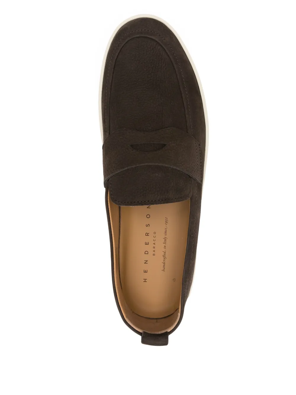 Henderson Baracco suede loafers Brown