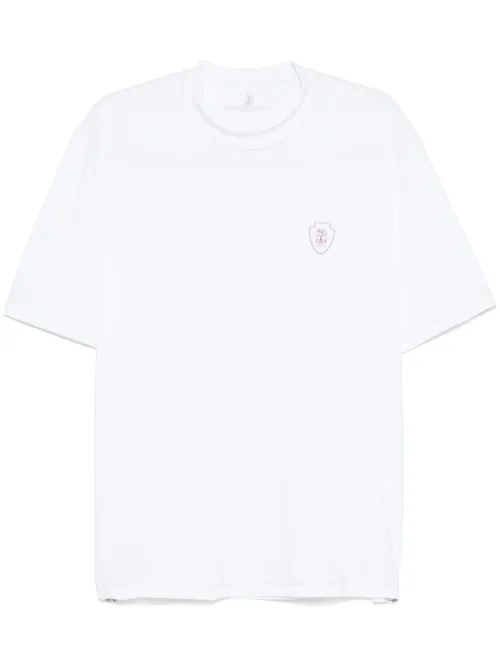 T-shirt à détails superposés - Brunello Cucinelli - Modalova