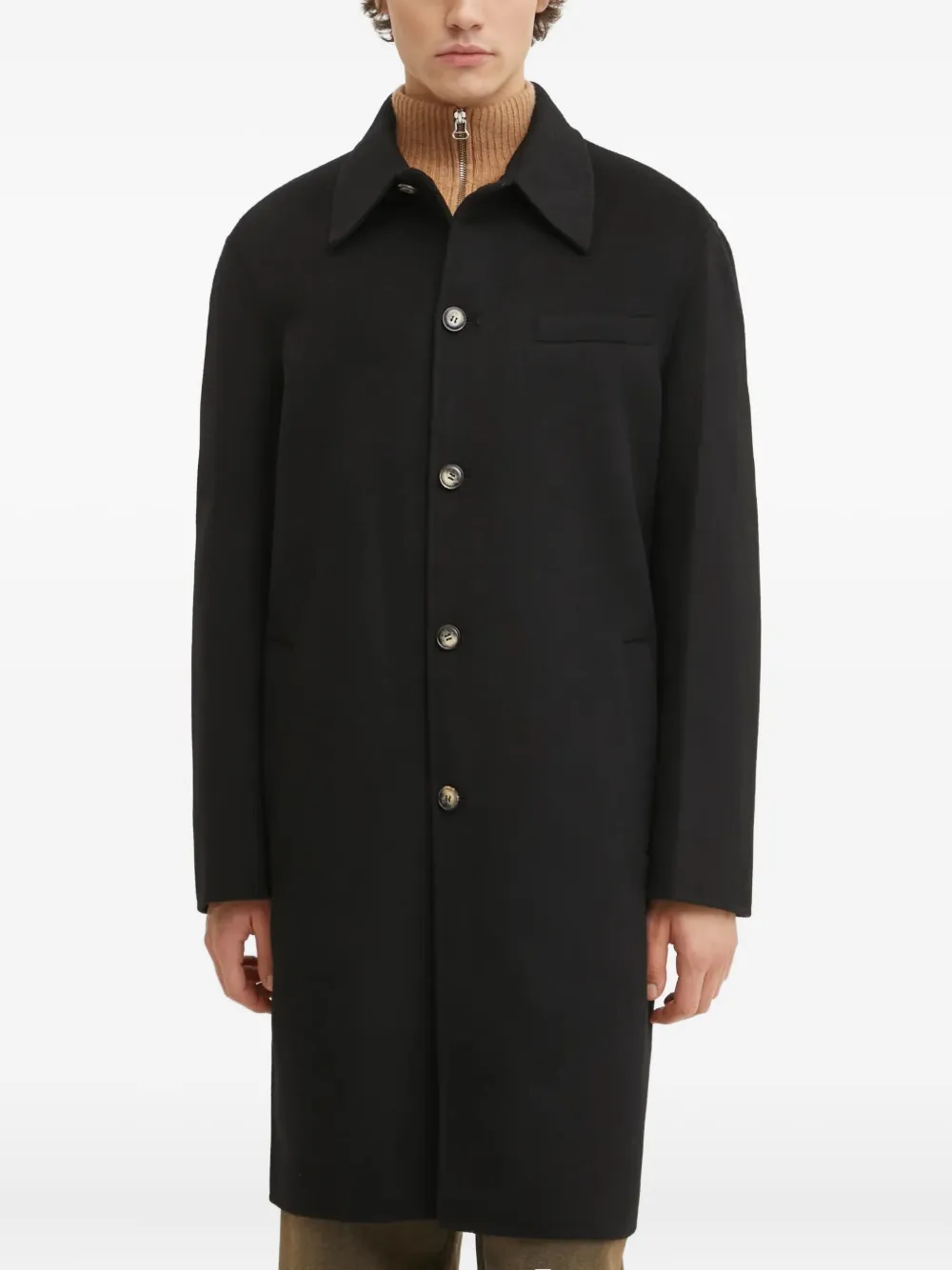 Nanushka button-fastening pocket coat | Single Breasted Coats | Image 2