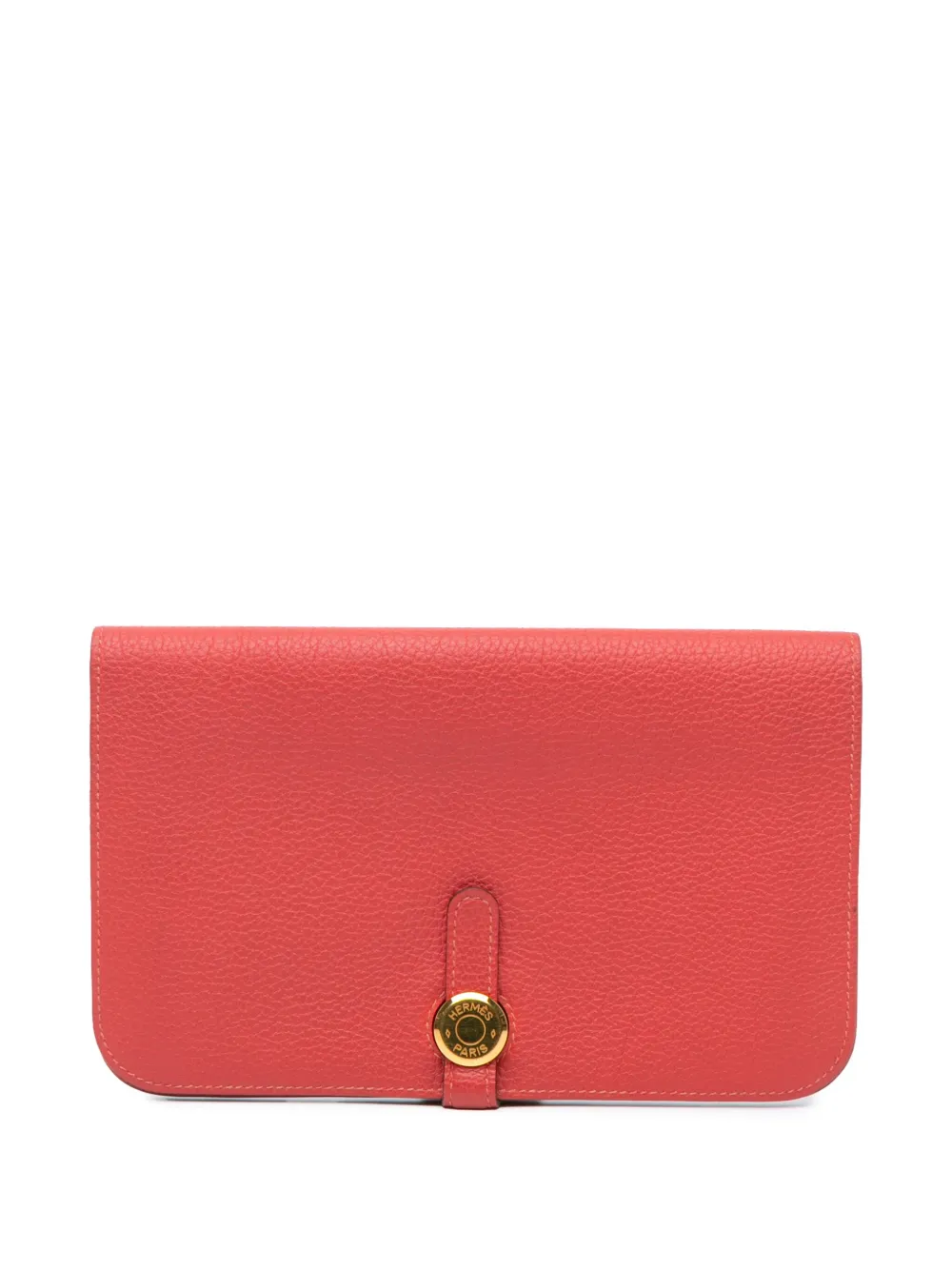 Hermès Pre-Owned 2015 トゴ ドゴン デュオ ウォレット 長財布 - レッド Hermès Pre-Owned 2015 トゴ ドゴン デュオ ウォレット 長財布 - レッド