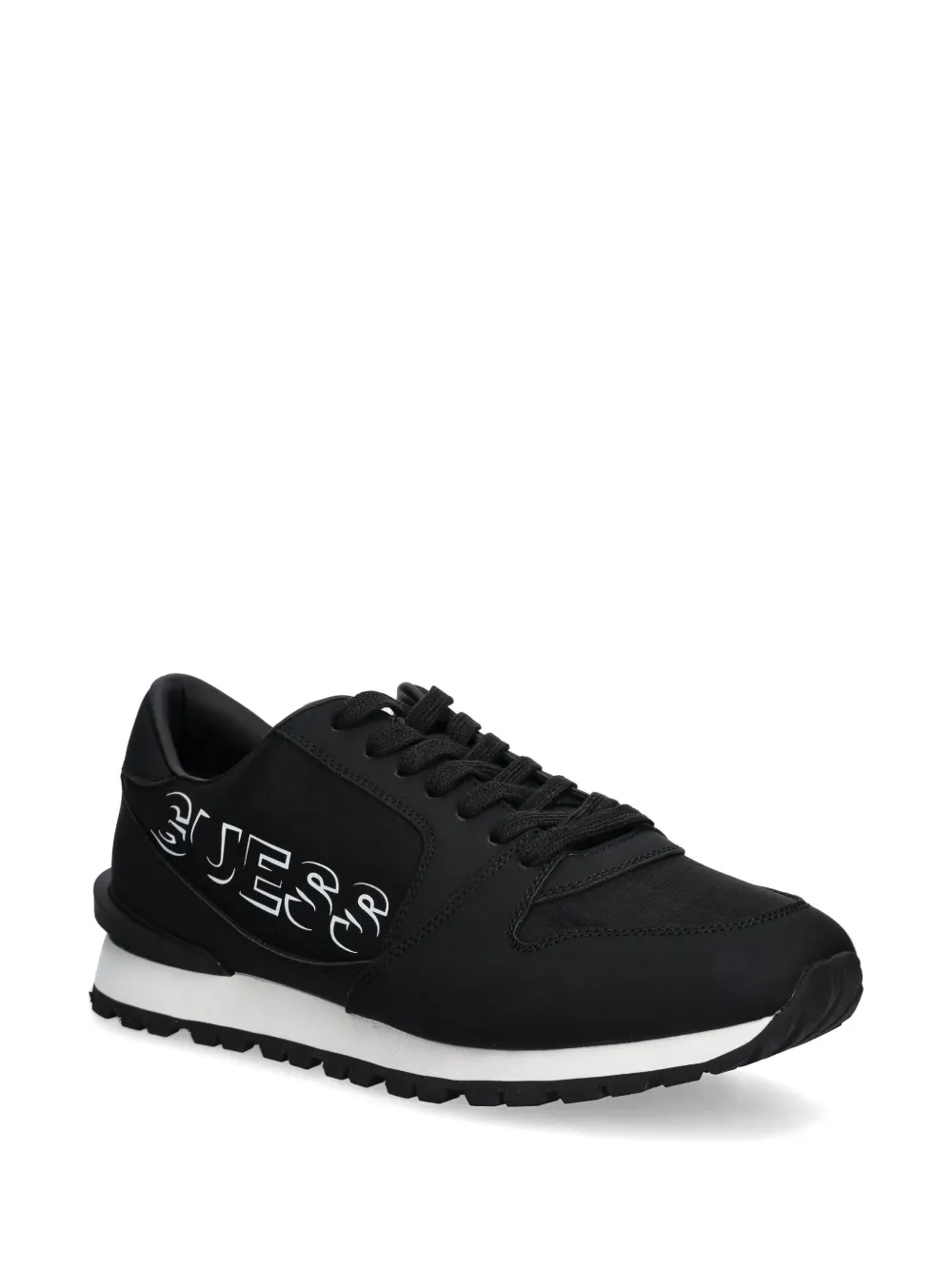 GUESS USA logo-print sneakers - Zwart