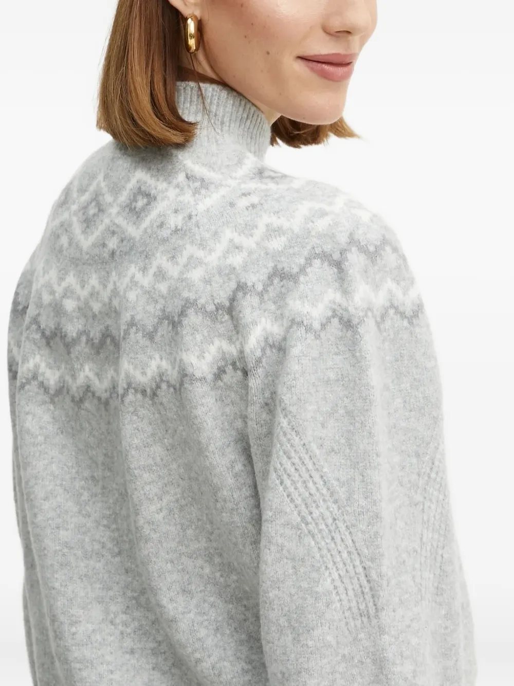 GUESS USA high-neck patterned sweater | Knitted Sweaters | Image 2