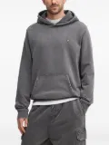 GUESS USA logo-patch hoodie - Grey