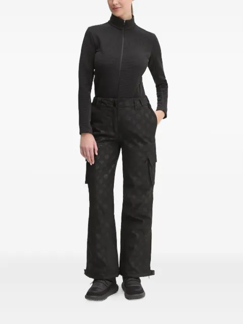 GUESS USA logo-plaque cargo ski pants