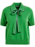 Essentiel Antwerp Hight polo top - Green