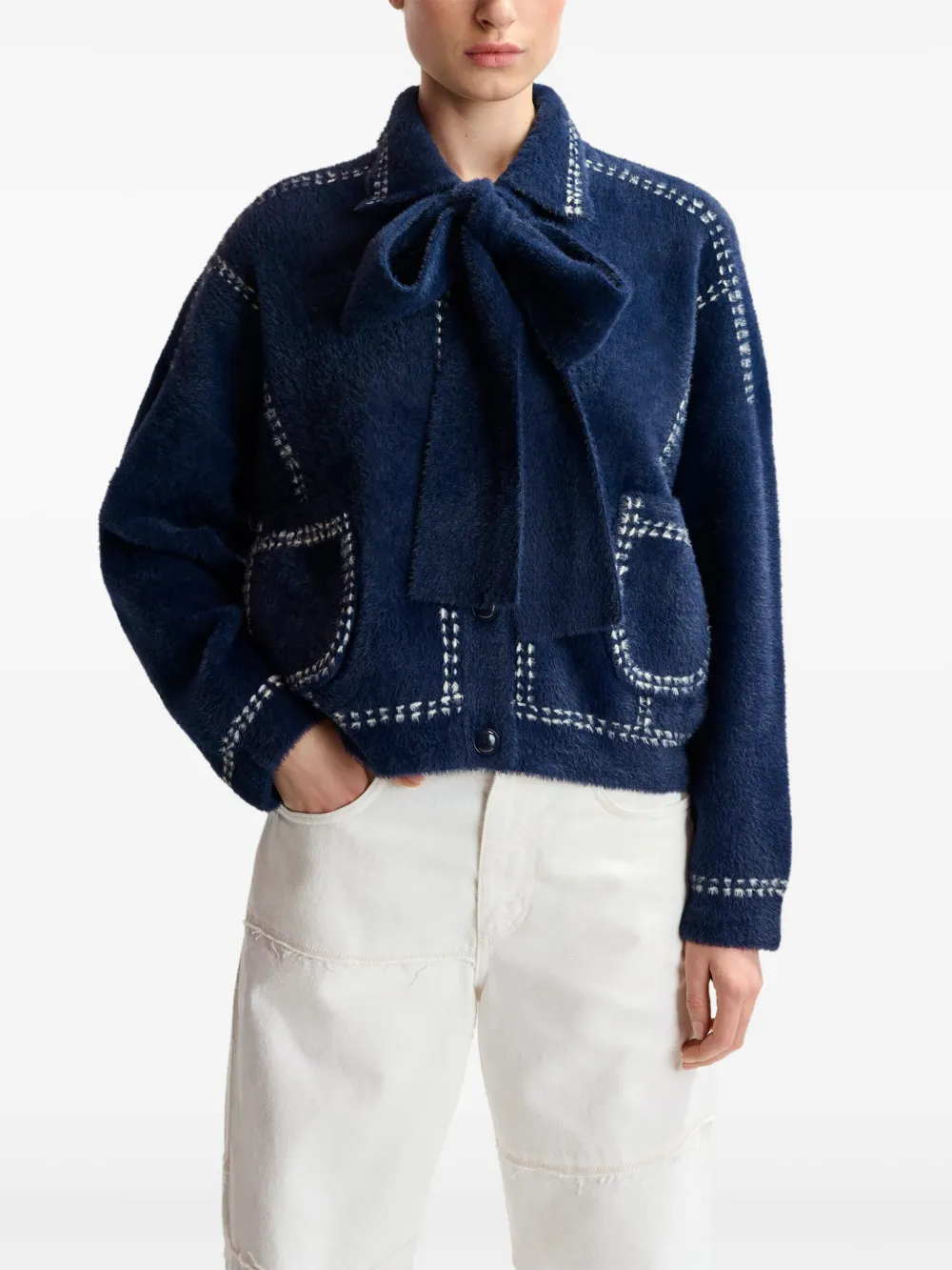 Essentiel Antwerp Hoops vest Blauw