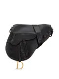 Christian Dior Pre-Owned 2002 Leather Baudrier Saddle Bag crossbody bag - Black