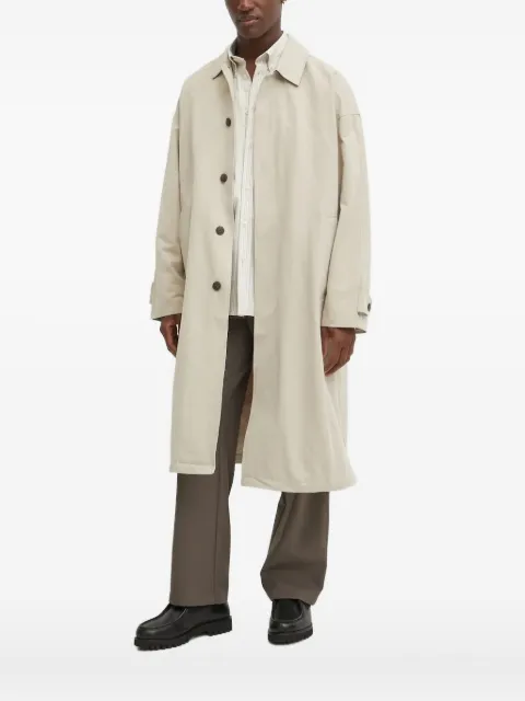 Les Deux Geknöpfter Trenchcoat