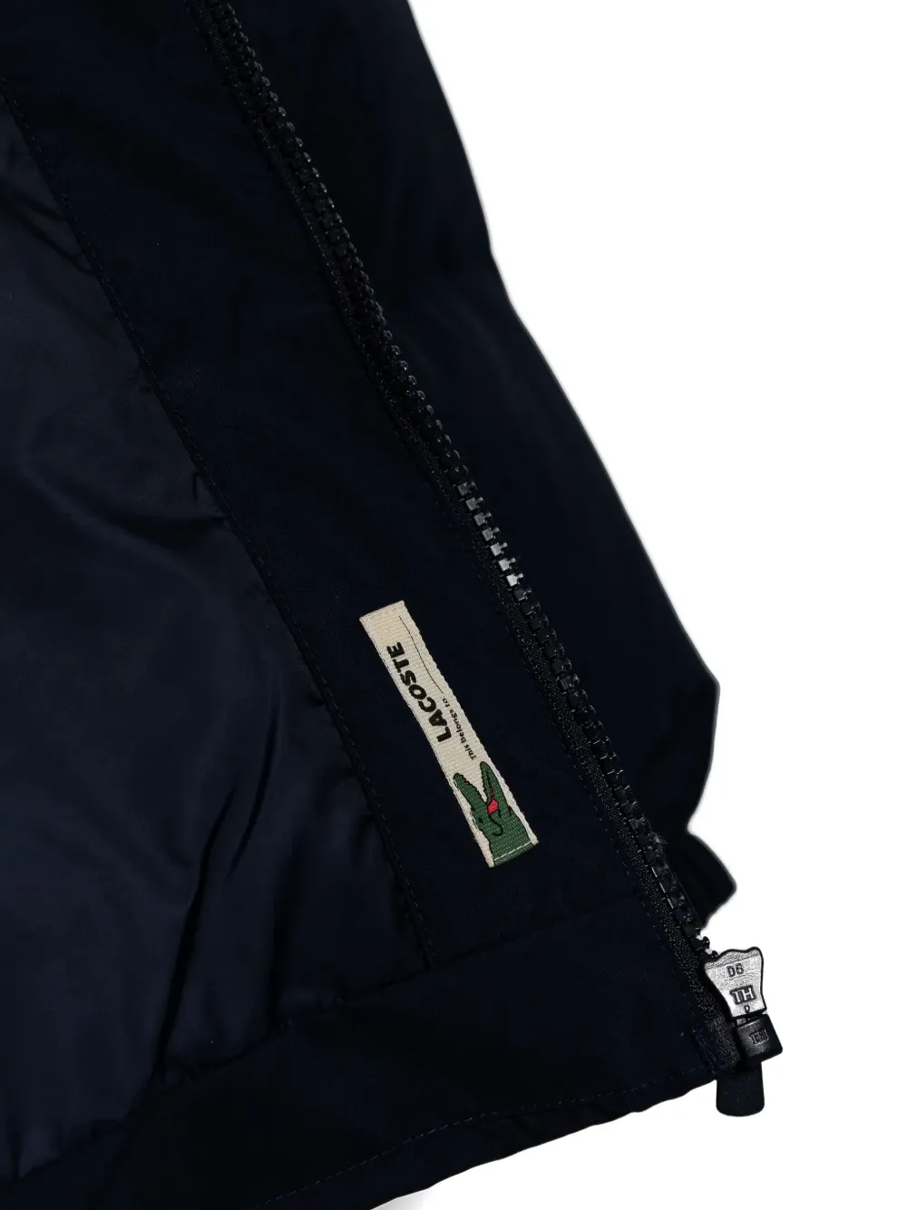 Lacoste Kids Gewatteerd jack Blauw
