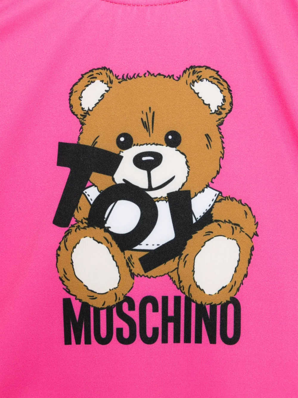 Moschino Kids Badpak met teddybeerprint - Roze