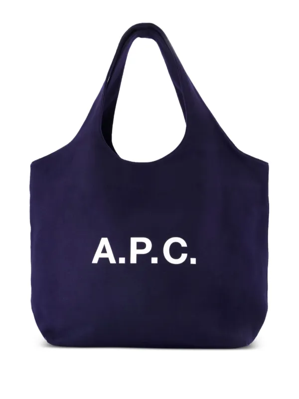 トートバッグ A.P.C. Ninon Tote Bag - A.P.C. - Cotton - Blue 28259444_58663198_600.jpg