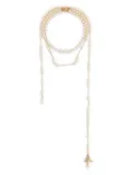 Vivienne Westwood Broken Pearl necklace - White