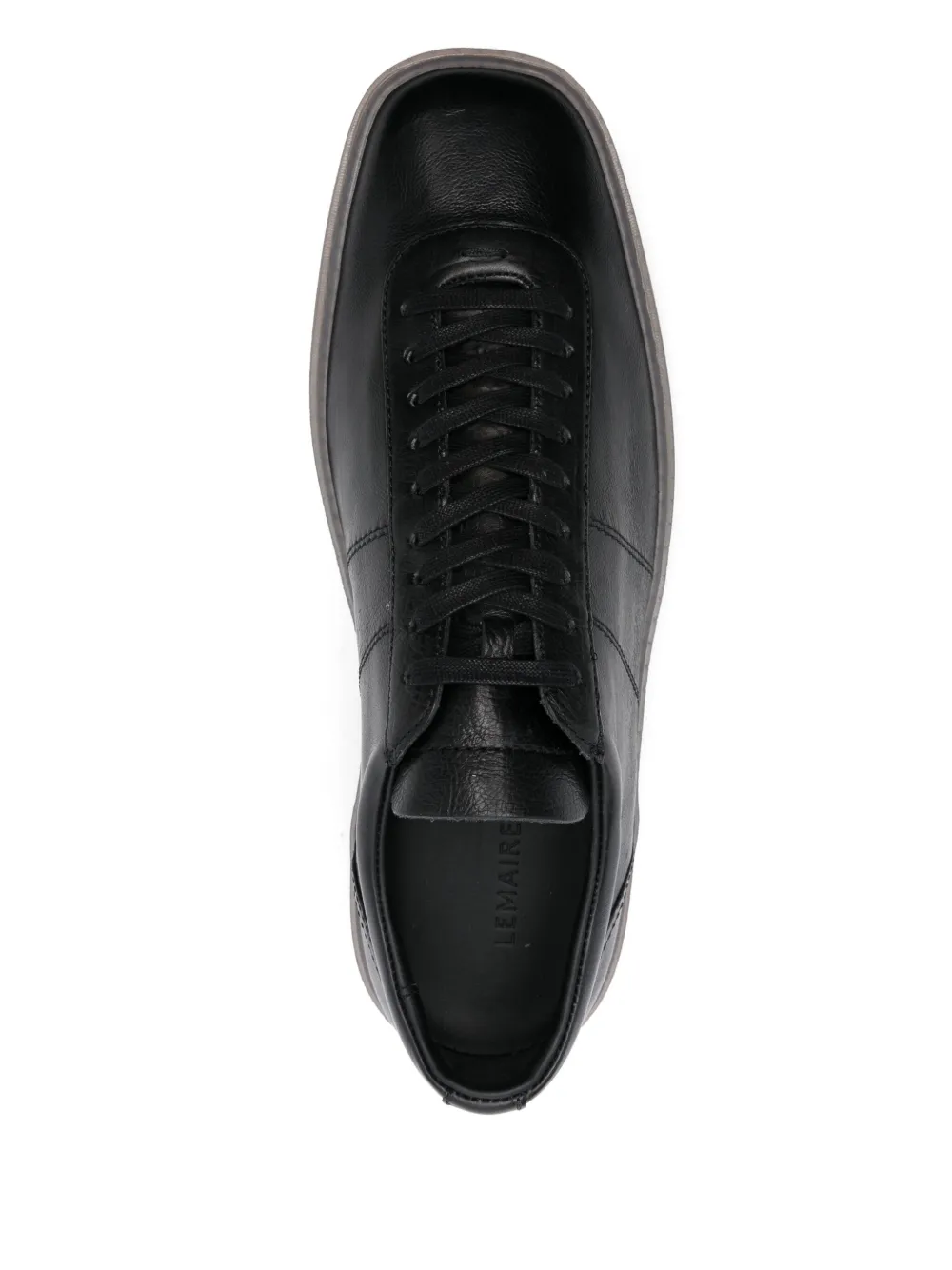 LEMAIRE leather sneakers Black