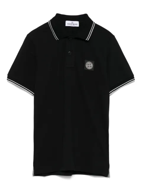Stone Island Junior قميص بولو بشارة بوصلة
