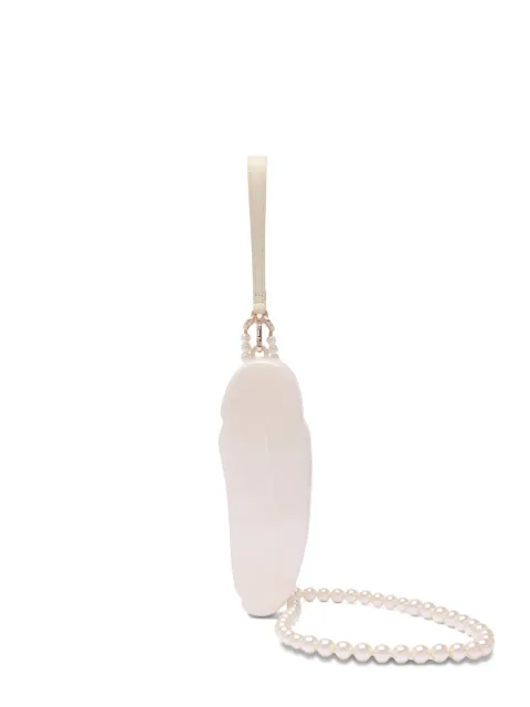 Simone Rocha bolsa crossbody con detalle de perlas