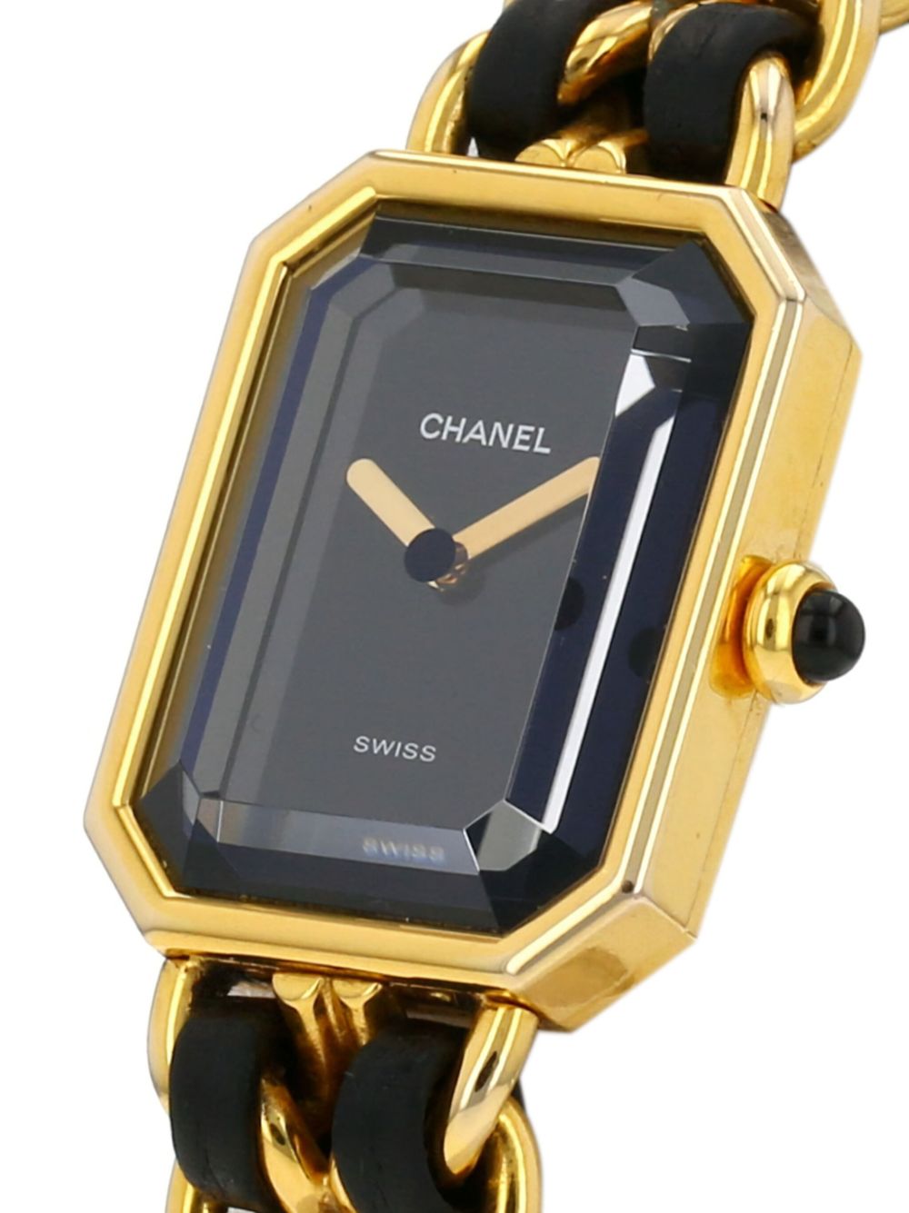 CHANEL Pre-Owned 1990 pre-owned Première M 26mm - Zwart