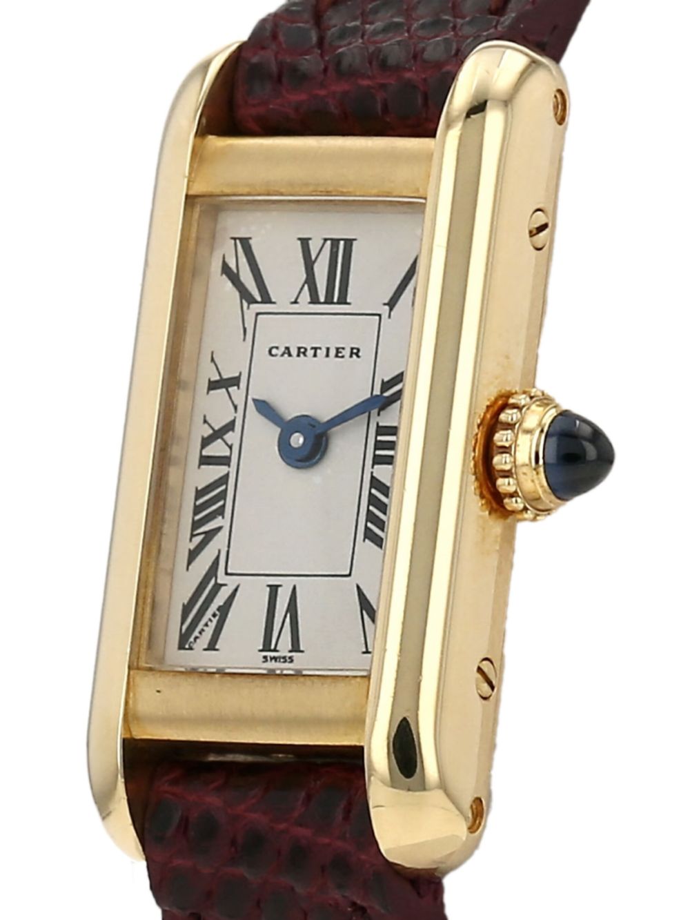 Cartier 1993 pre-owned mini Tank Américaine 28mm - Beige