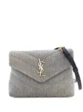 Saint Laurent Pre-Owned 2022 Toy Denim Loulou crossbody bag - Blue