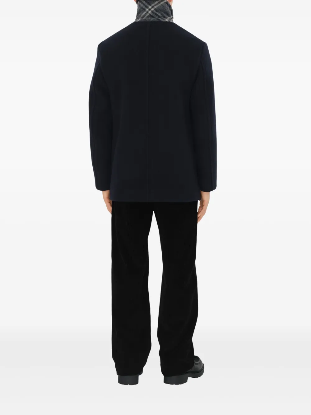 Burberry Wollen sailorjas Blauw