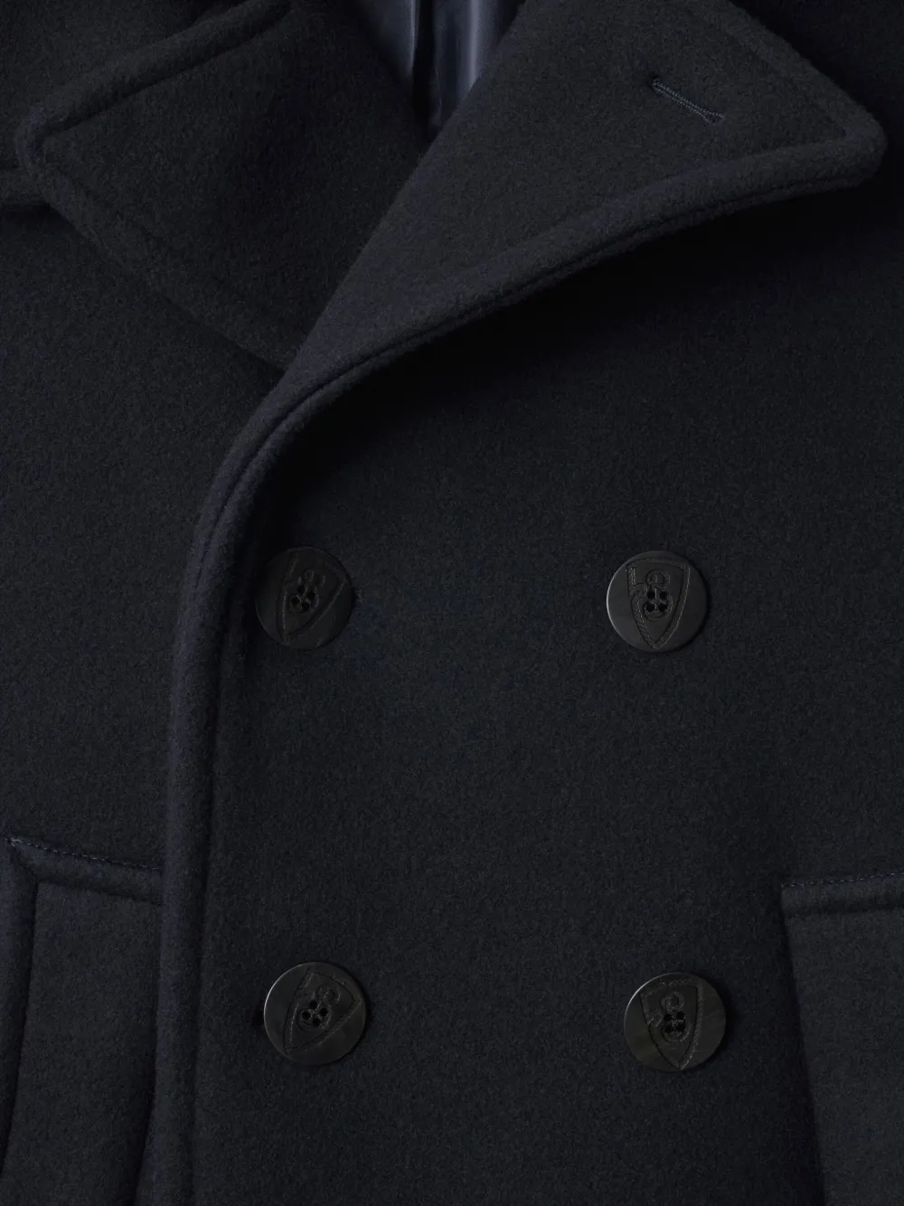 Burberry Wollen sailorjas Blauw