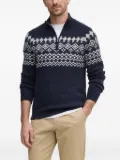 GUESS USA logo-patch sweater - Blue