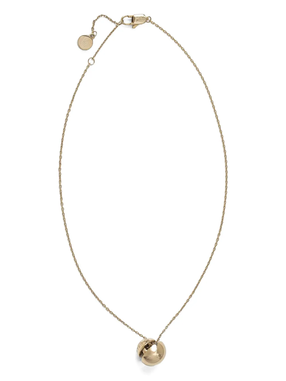 Furla dome-pendant necklace - Oro