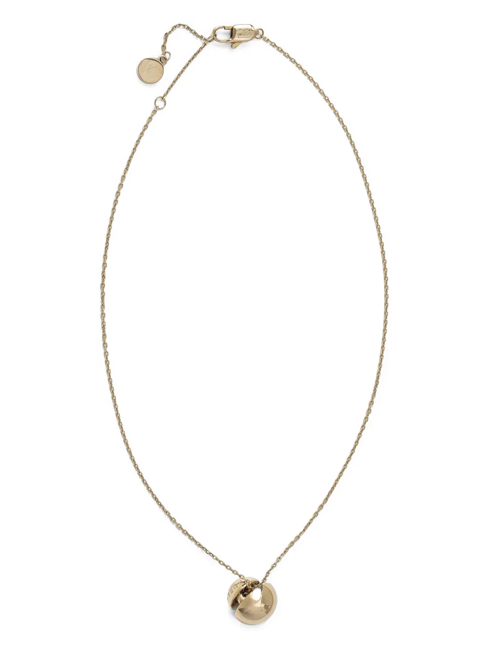 Furla dome-pendant necklace - Oro