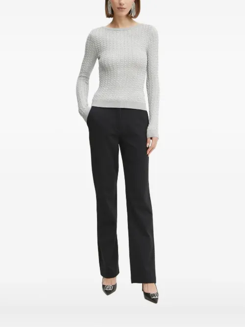 Pull en maille torsadée - GUESS USA - Modalova