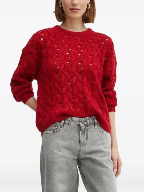 GUESS USA cable-knit jumper