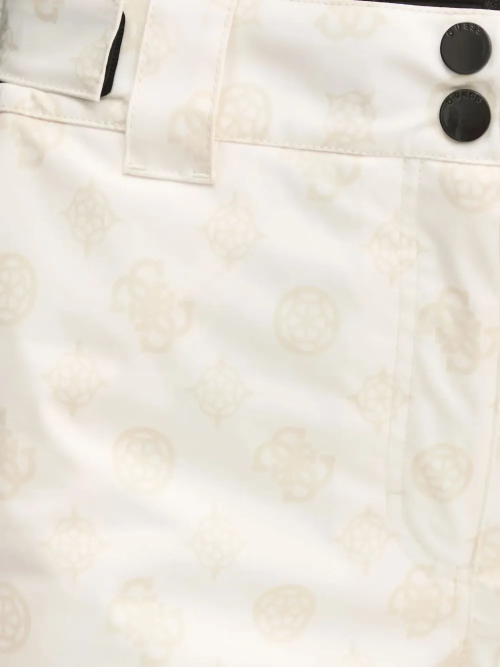 Guess Usa Logo-print Ski Trousers In Neutral