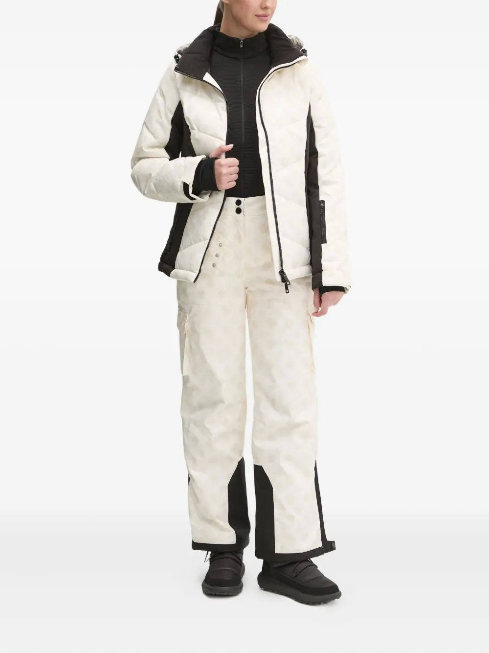 GUESS USA Skibroek met logoprint - Beige