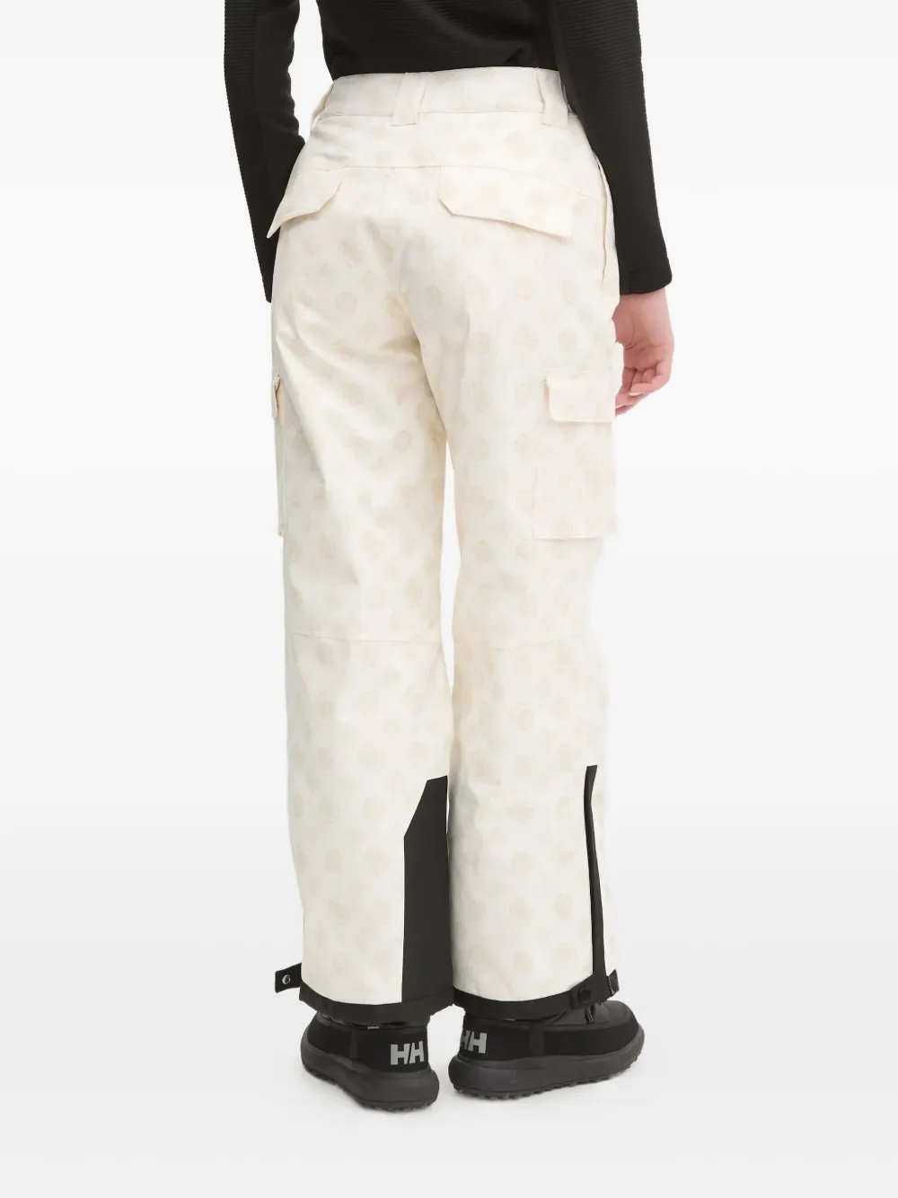 Guess Usa Logo-print Ski Trousers In Neutral