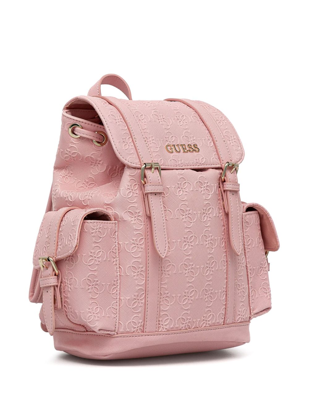 GUESS USA logo-embossed backpack - Roze