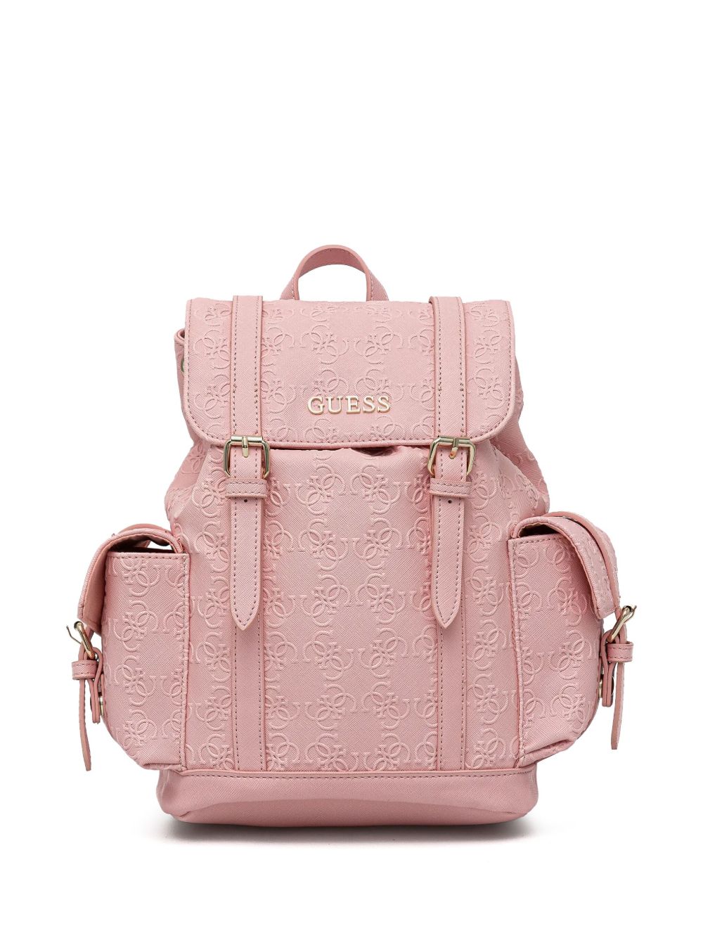 GUESS USA logo-embossed backpack - Pink