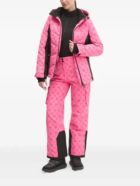 GUESS USA logo-print ski trousers