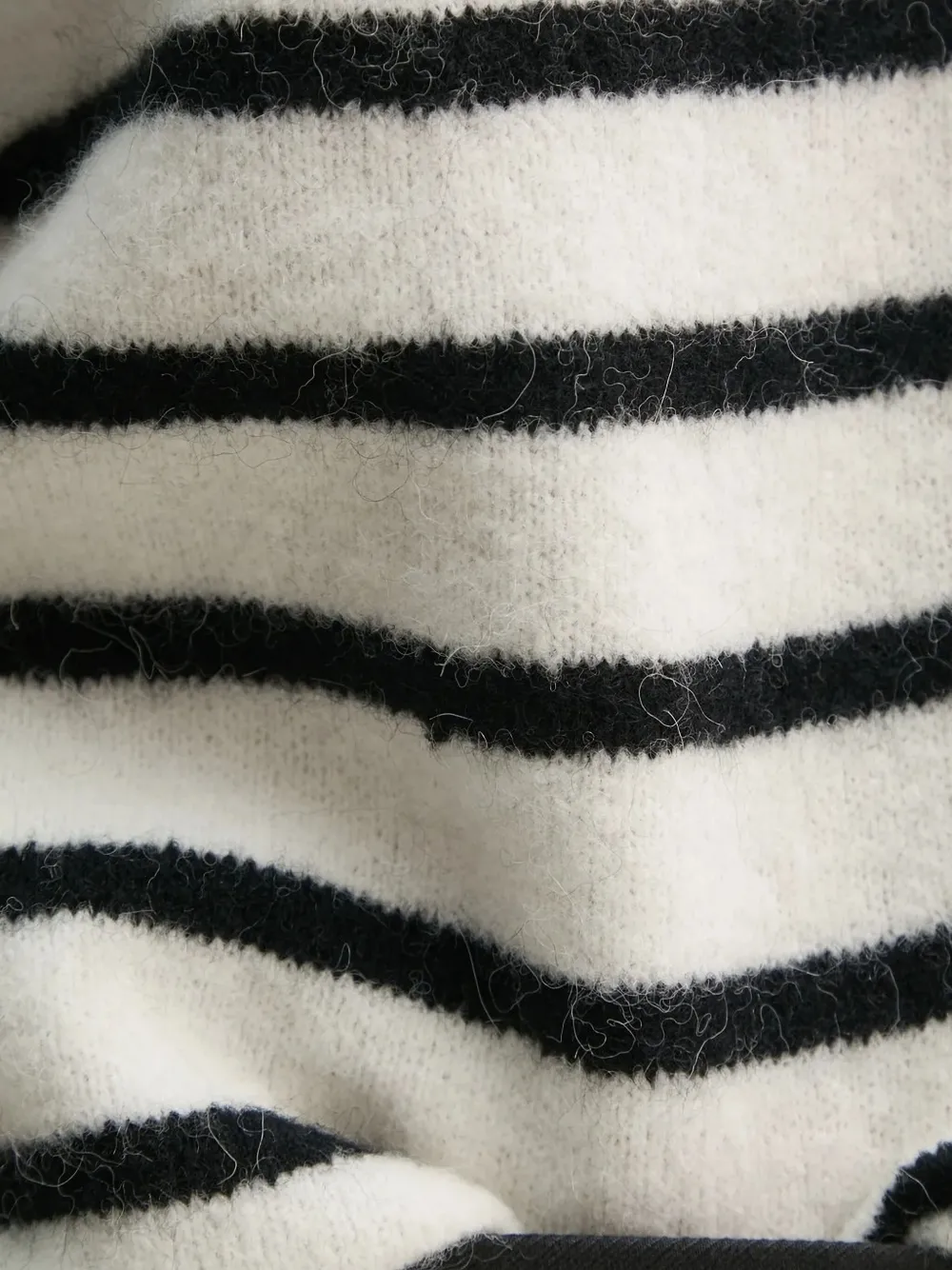 Gestuz Gestreept T-shirt met pofmouwen Wit