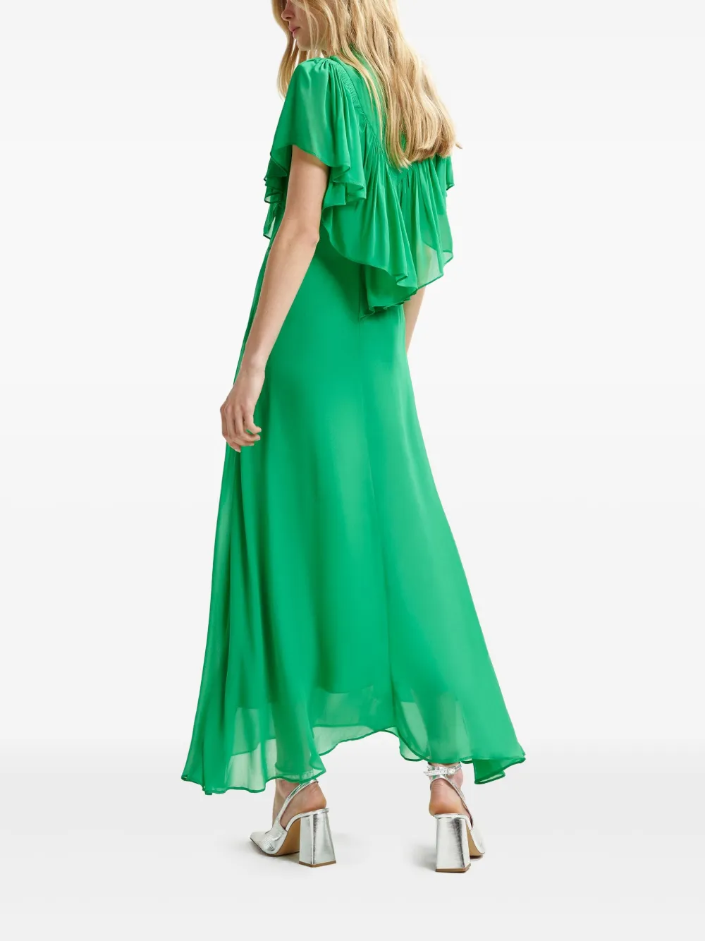 Essentiel Antwerp Honolulu maxi-jurk Groen