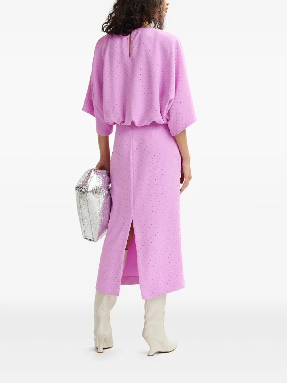 Essentiel Antwerp Handsome midi-jurk Paars