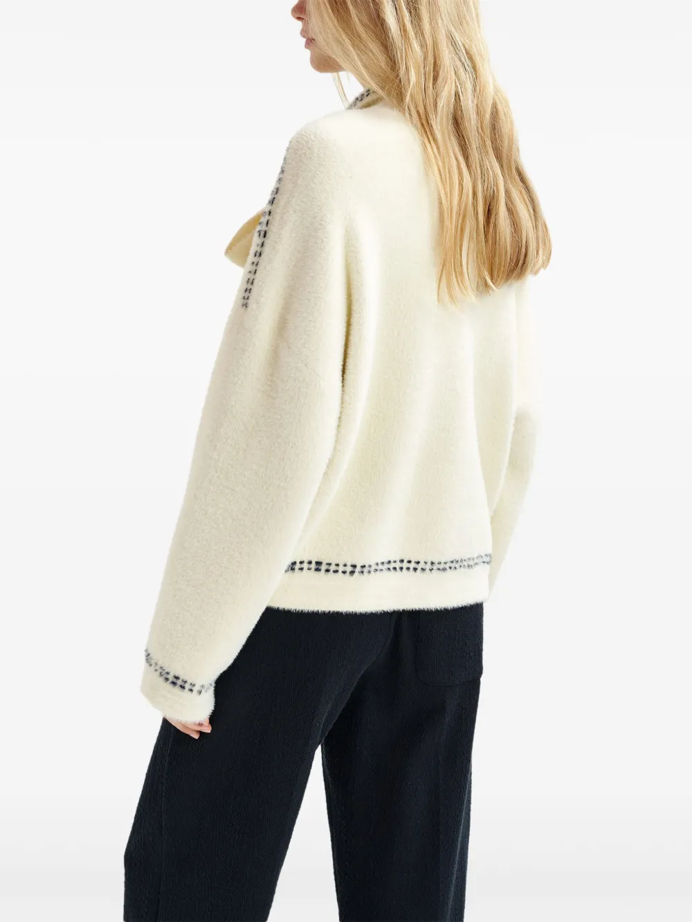 Essentiel Antwerp Hoops vest Beige