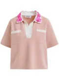 Essentiel Antwerp Hoiseau polo top - Pink